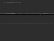 Tablet Screenshot of basscamp-festival.com